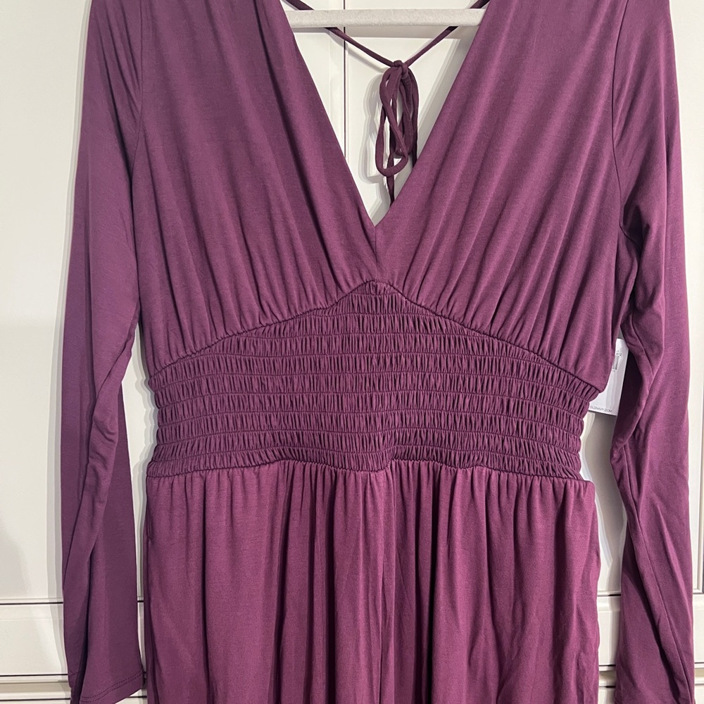 Old Navy New,  Purple Wide Leg Jumpsuit